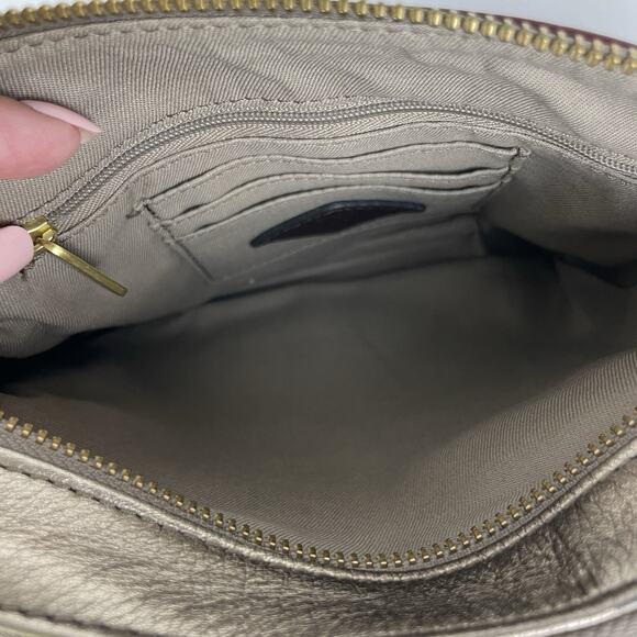 Fossil Women's Rose Gold Piper Toaster Leather Crossbody purse shoulder bag - Picture 6 of 9